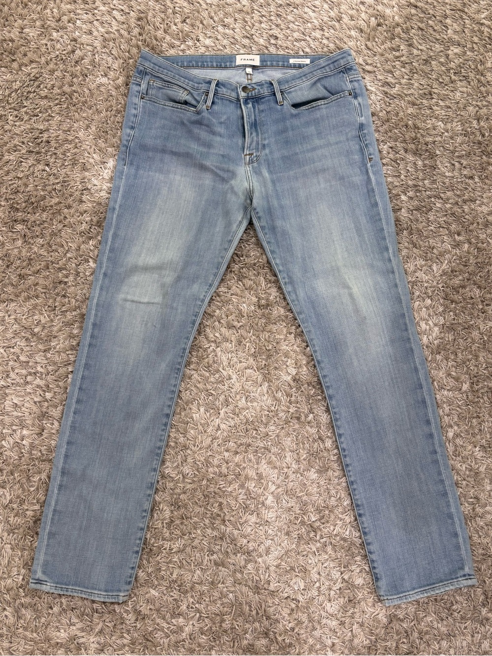 Frame Men’s L’Homme Skinny Blue Jeans Size 36